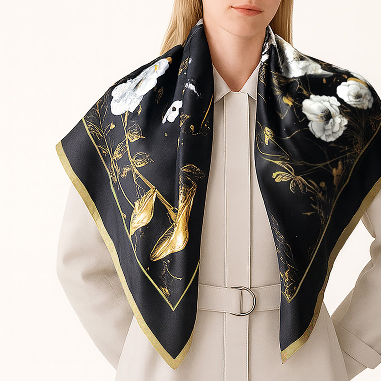 The Enchanted Stillness scarf 90