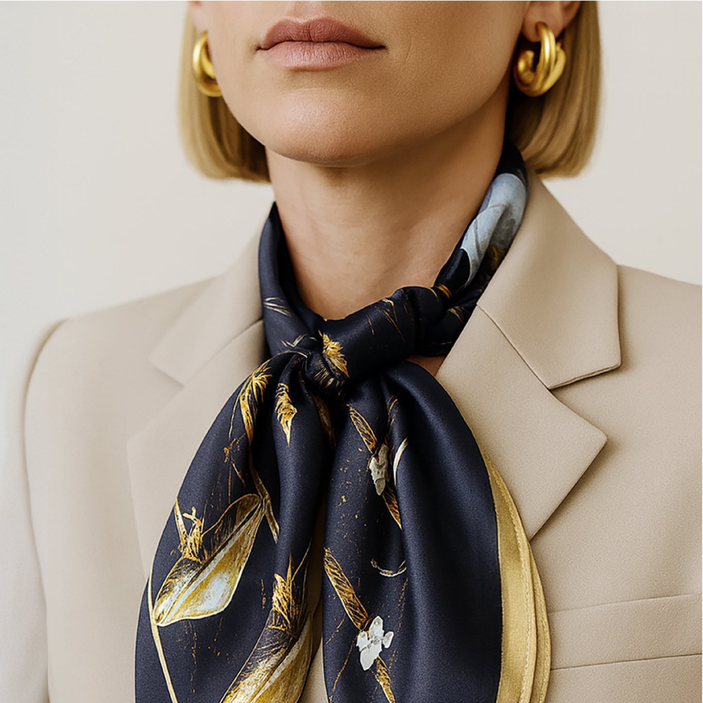 The Enchanted Stillness scarf 90