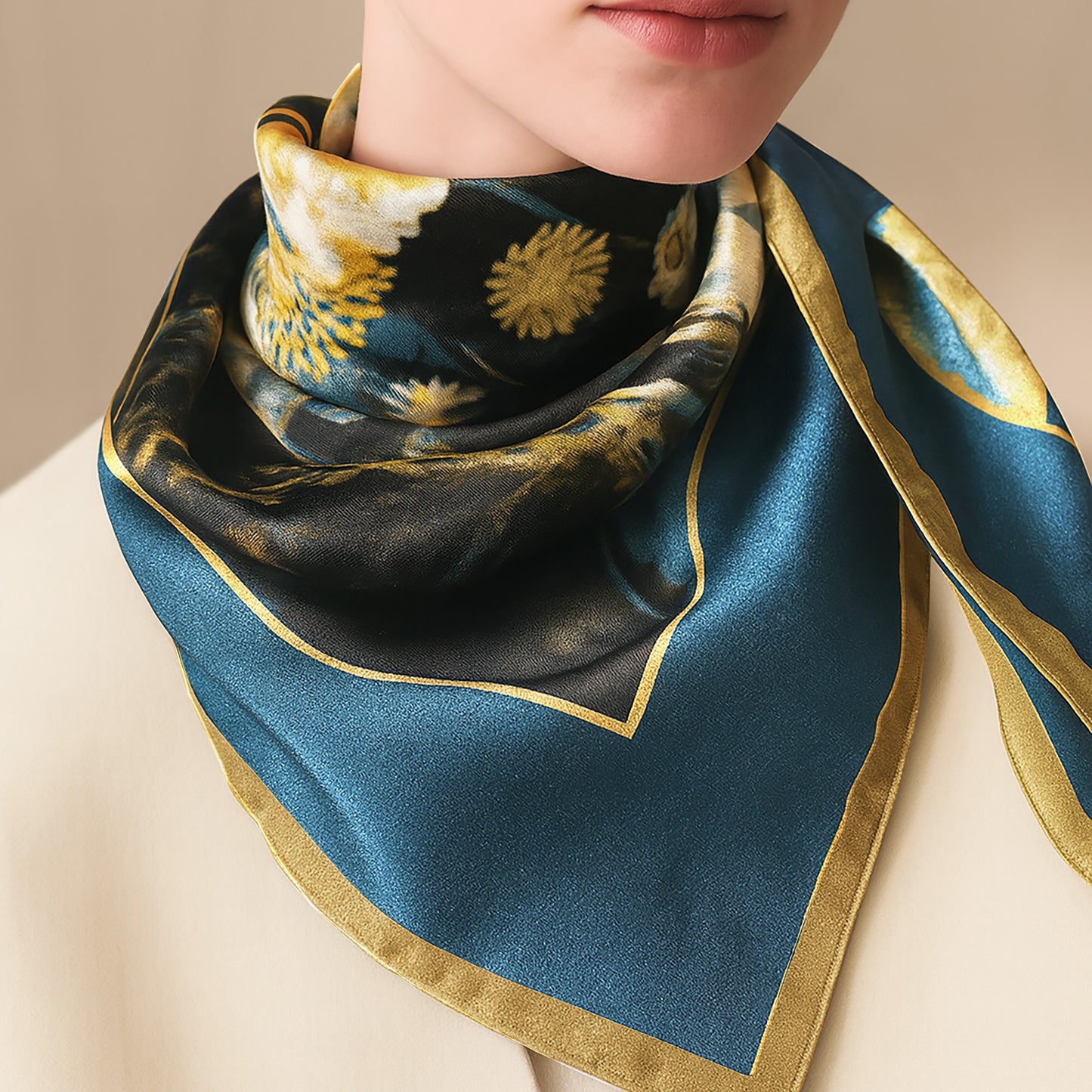The Midnight Watcher scarf 90
