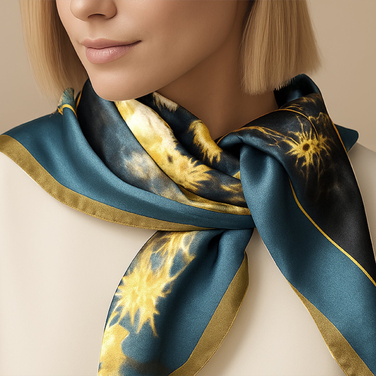 The Midnight Watcher scarf 90