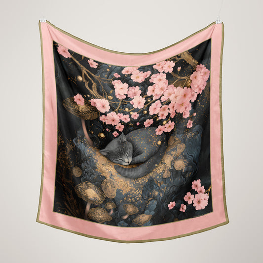 Sleeping Under Sakura scarf 90