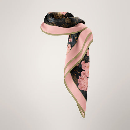 Sleeping Under Sakura scarf 90